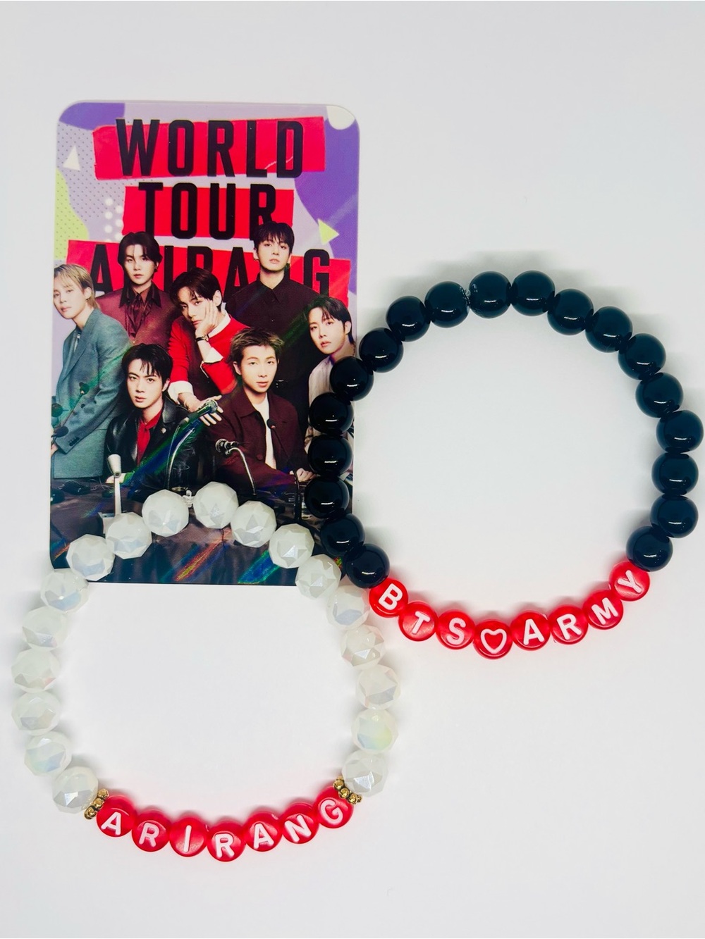 (4pcs) BTS ARIRANG 2026 PHOTOCARD BRACELET BUNDLE